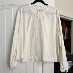 Madewell Cream Button Down Shirt